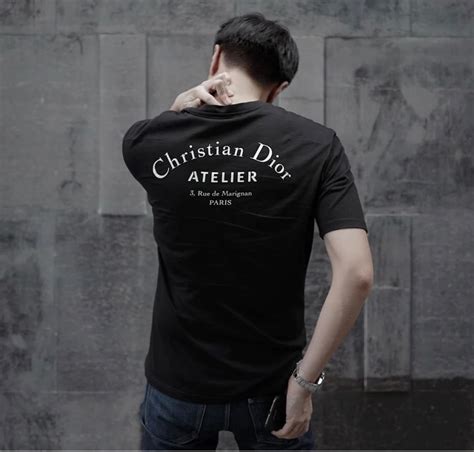 t-shirt christian dior paris|men's dior t shirt sale.